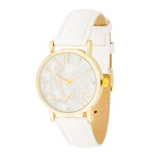 Nautical White Leather Watch