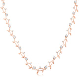 On The Vine Rose Gold Tone Necklace