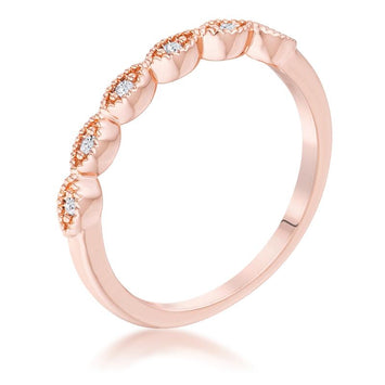Delicate Sextus Marquise Stackable Ring
